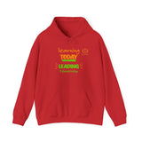 Learning Today Leading Tomorrow Hoodie – Inspirational Teacher/Student Education Sweatshirt