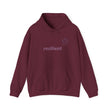 Hoodie — resilient Minimalist White Graphic Hoodie