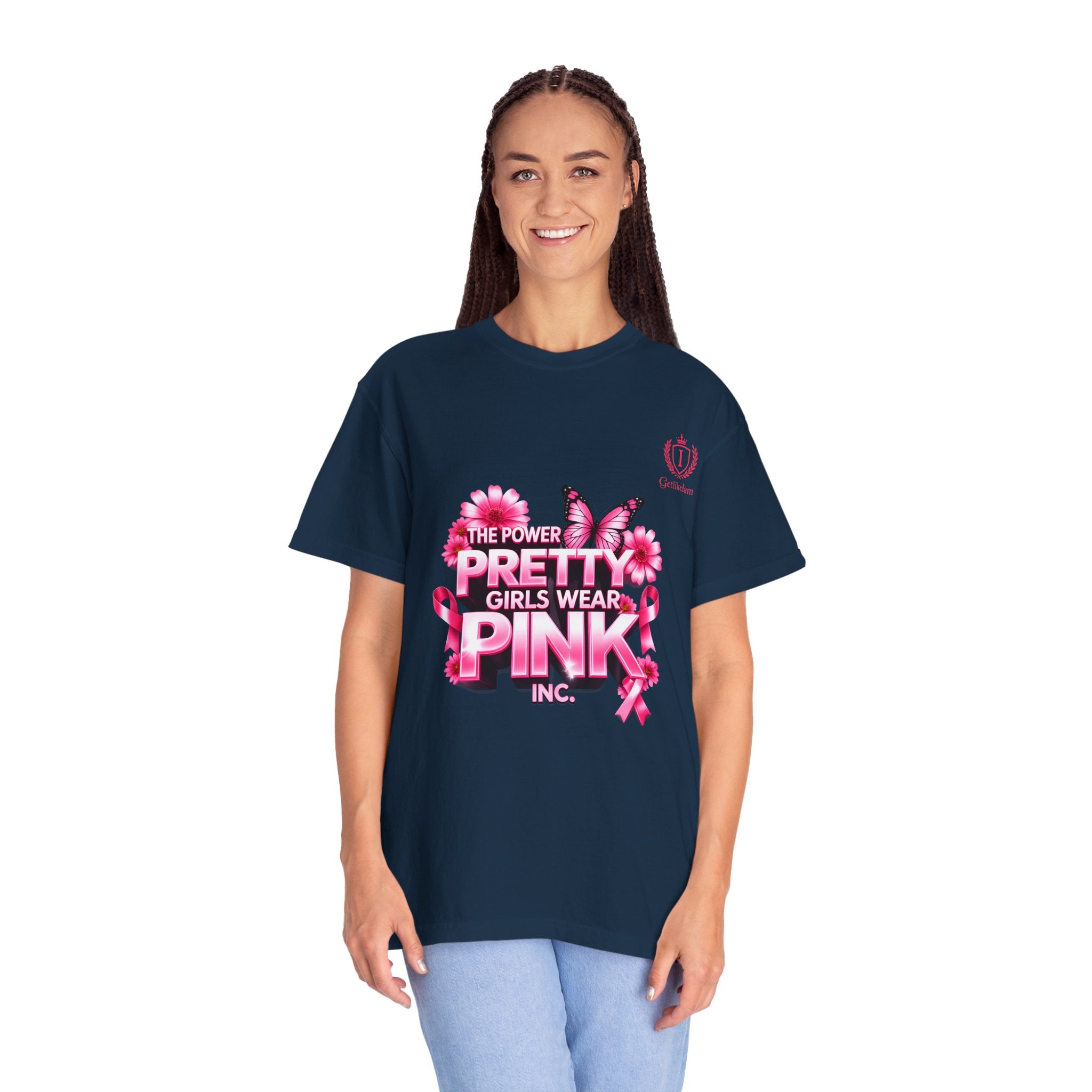 Pretty Girls Wear Pink T-Shirt —  Cancer Awareness Graphic Tee