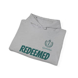 Redeemed Hoodie — Christian Faith Pullover with 'Redeemed' Script