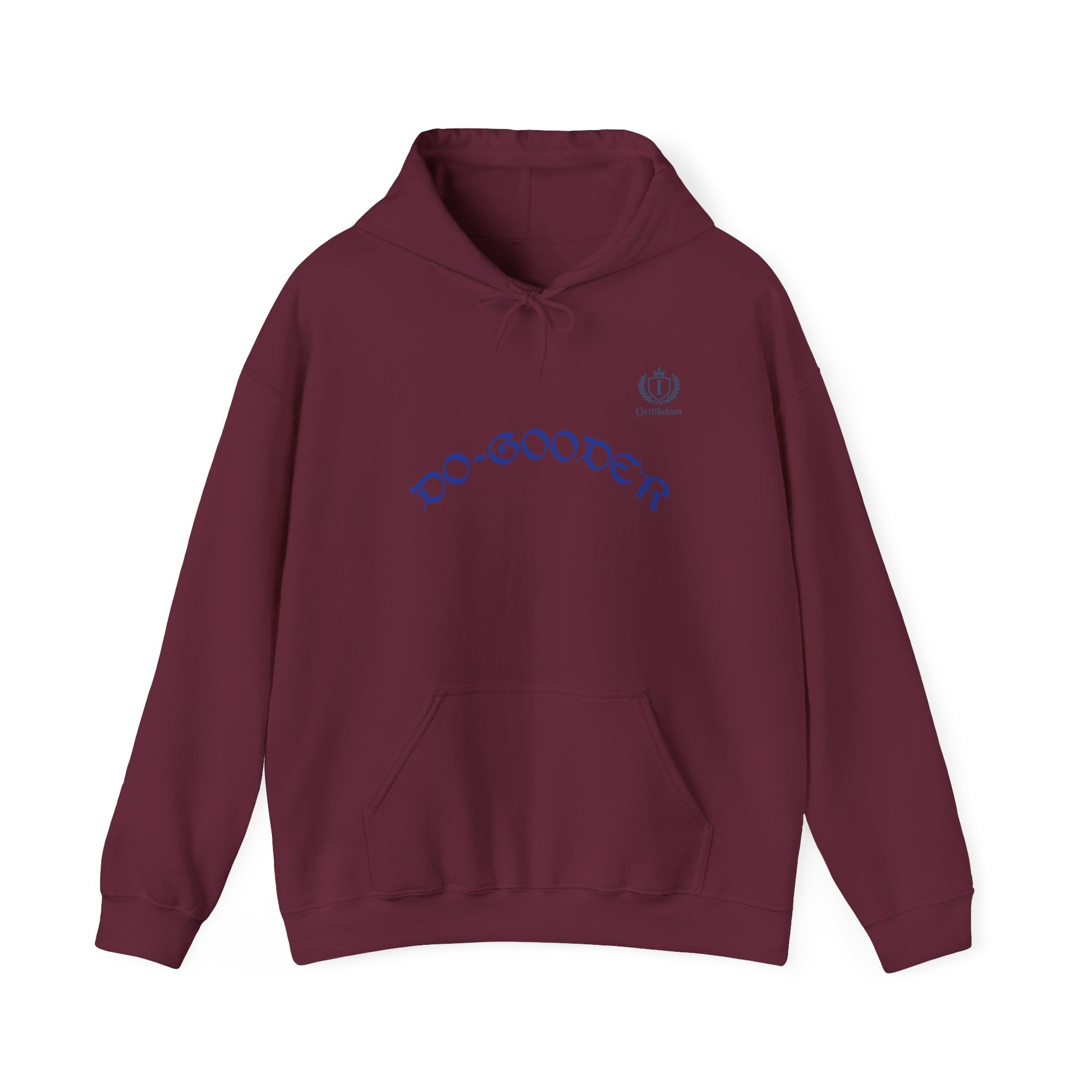 Do-Gooder Hoodie — Minimal White Philanthropy Sweatshirt
