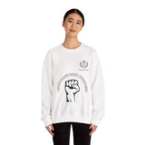Advocate With Purpose Sweatshirt — Raised Fist Activism Crewneck