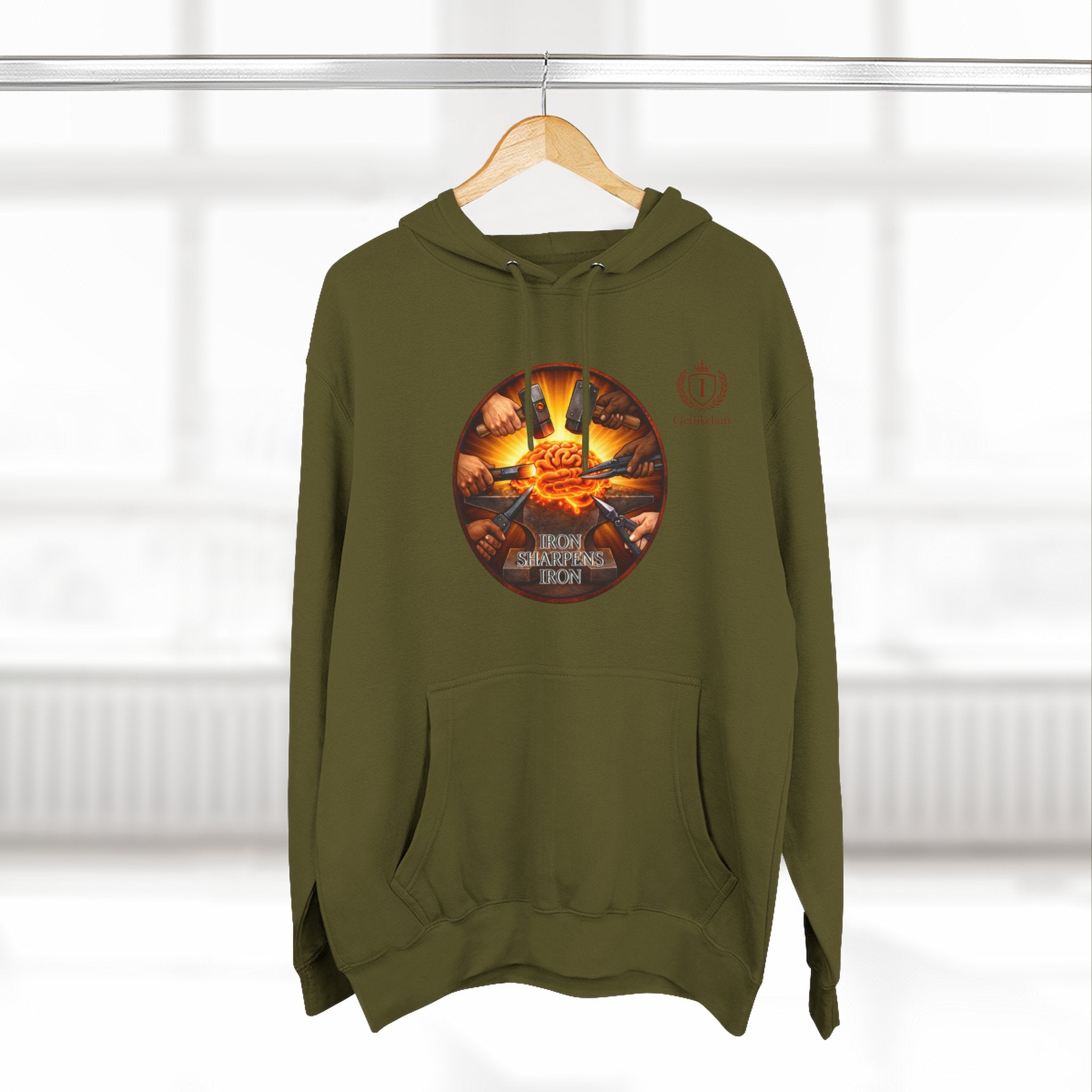 Iron Sharpens Iron - Fleece Hoodie