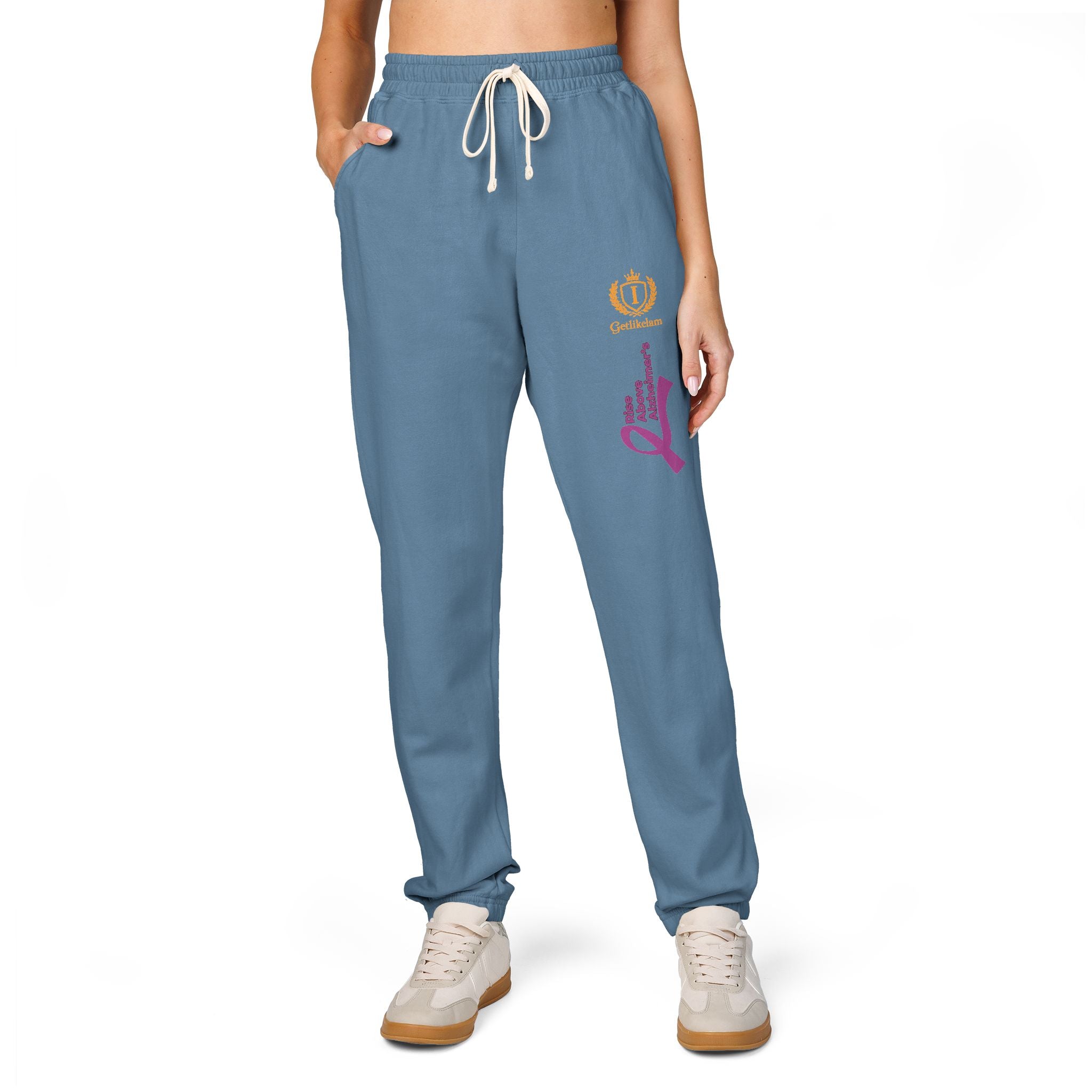 Unisex Garment-Dyed Fleece Sweatpants