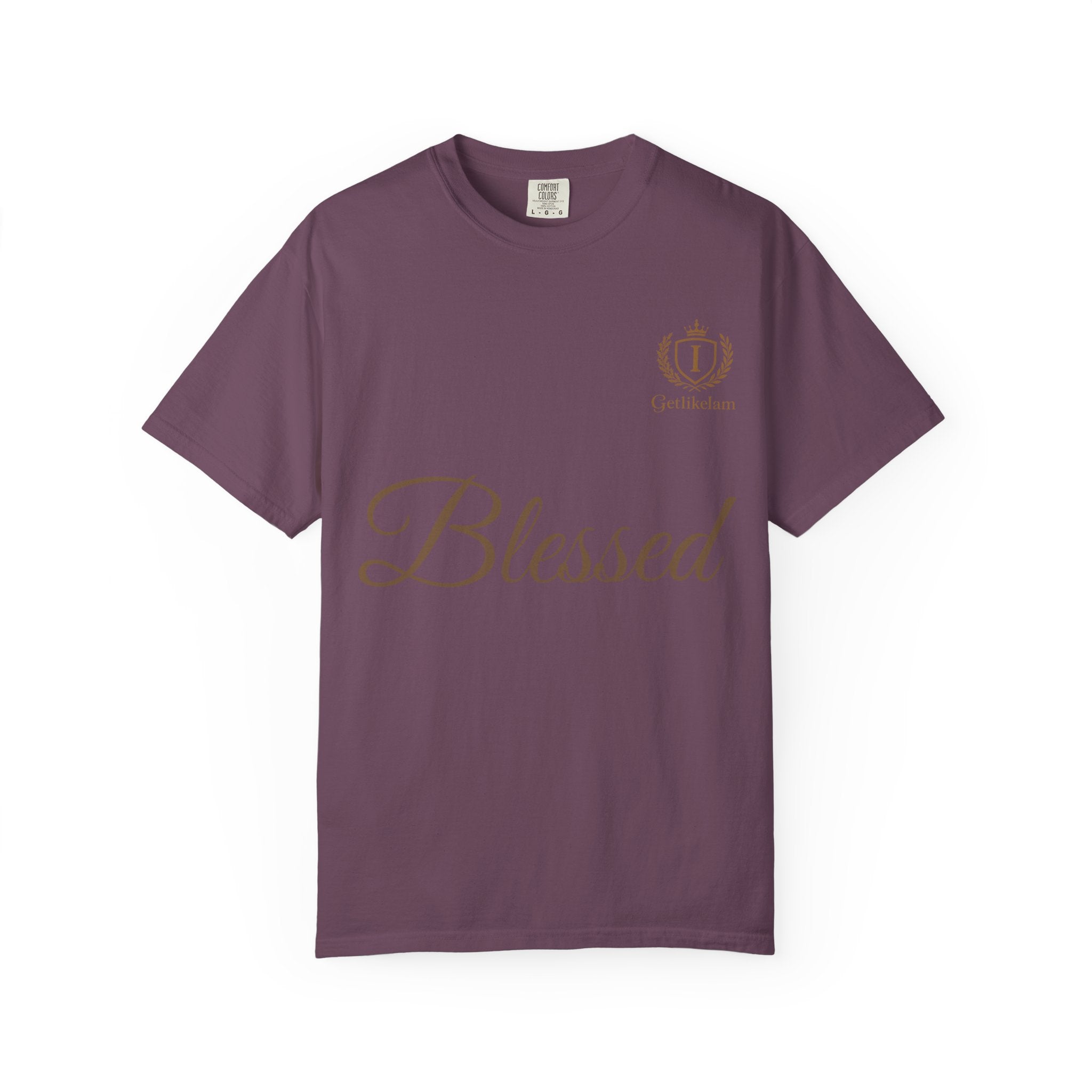Blessed Script T-Shirt — Inspirational Faith Graphic Tee