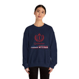Unisex Crewneck Sweatshirt – Patriotic Military Tribute Sweatshirt for Veterans & USA Pride
