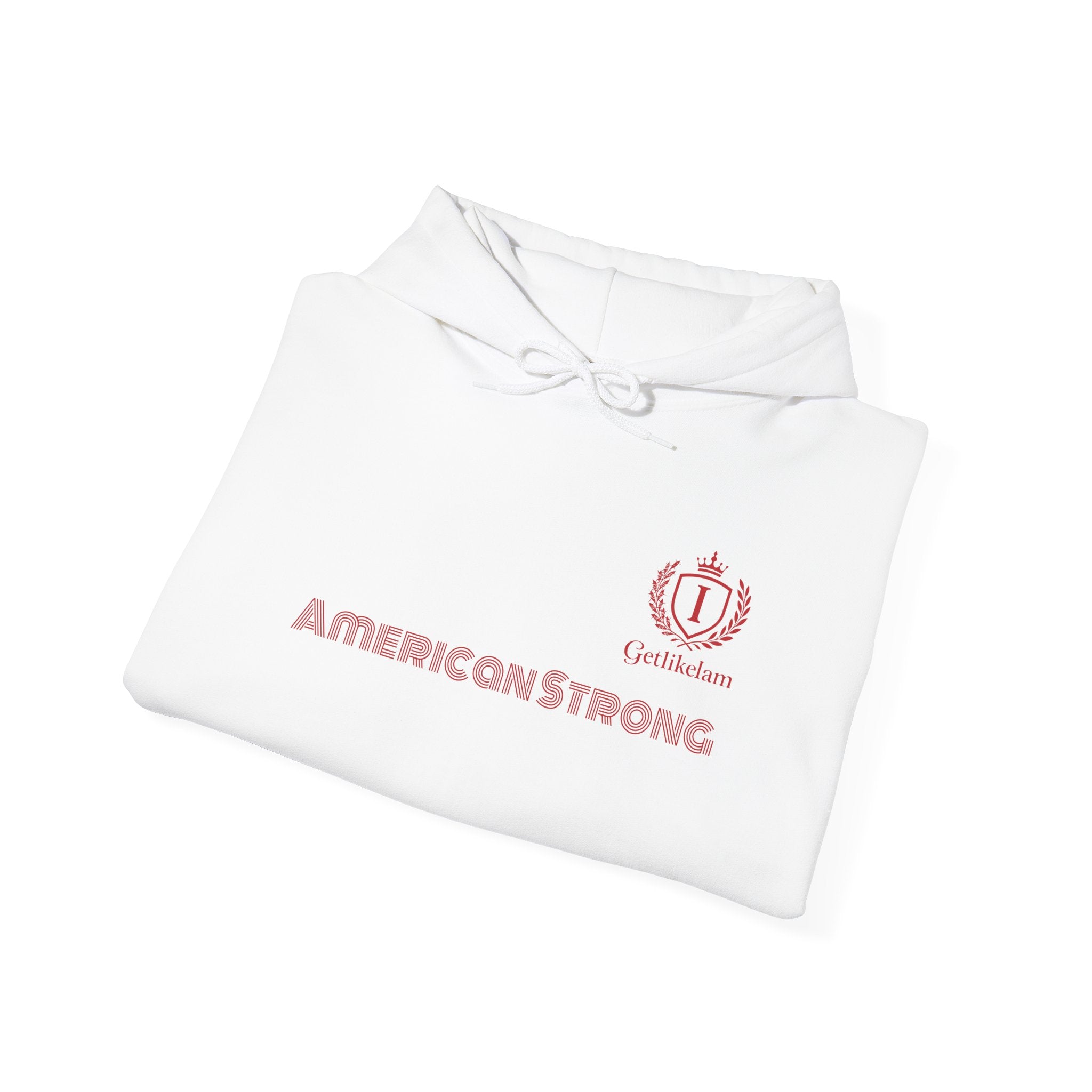 American Strong Hoodie – Patriotic USA Pullover