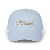 Blessed Embroidered Dad Cap — Classic White Adjustable Baseball Hat