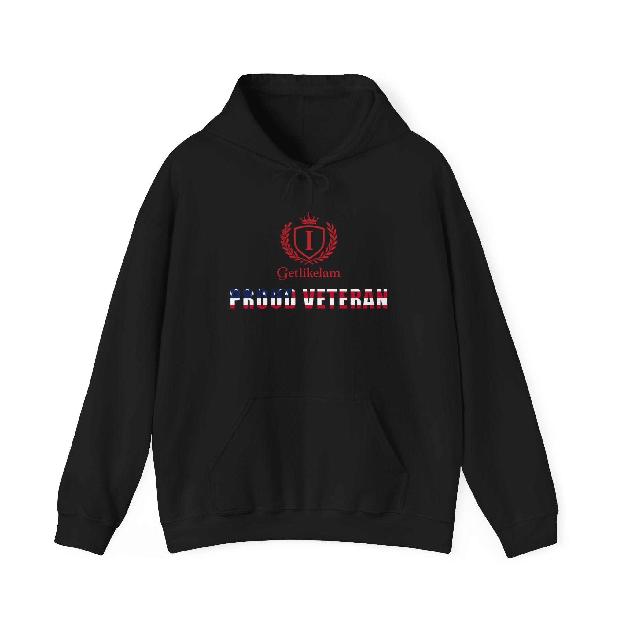 Unisex Hoodie – Patriotic Military Tribute Sweatshirt for Veterans & USA Pride