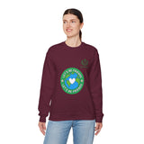 Friendship Earth Crewneck Sweatshirt — "Let's Be Friends" Graphic
