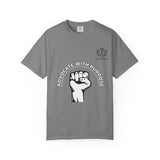 Advocate With Purpose T-Shirt — Raised Fist Social Justice Tee