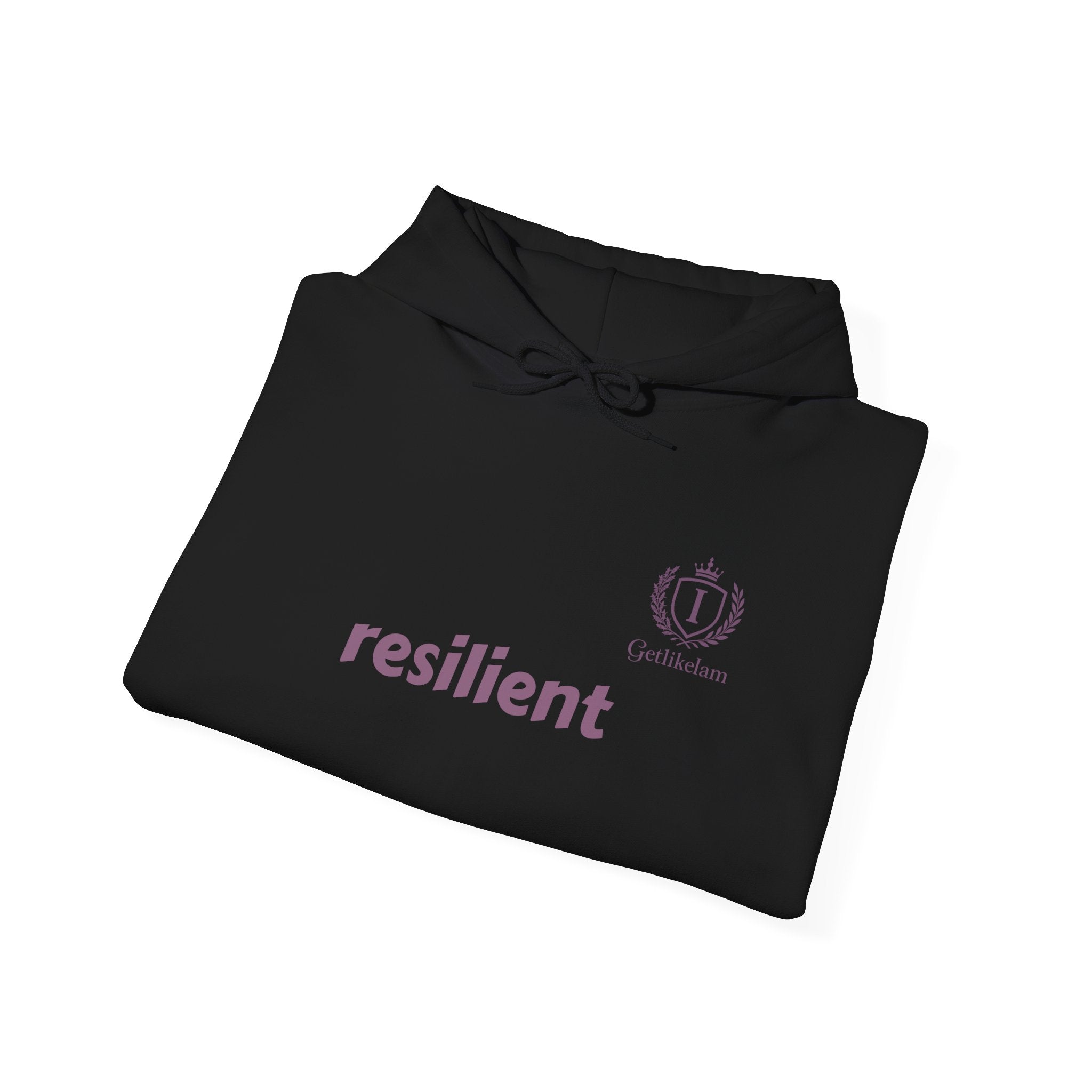 Hoodie — resilient Minimalist White Graphic Hoodie