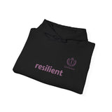 Hoodie — resilient Minimalist White Graphic Hoodie