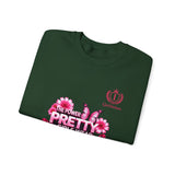 Pink Butterfly 'Pretty Girls Wear Pink' Crewneck Sweatshirt