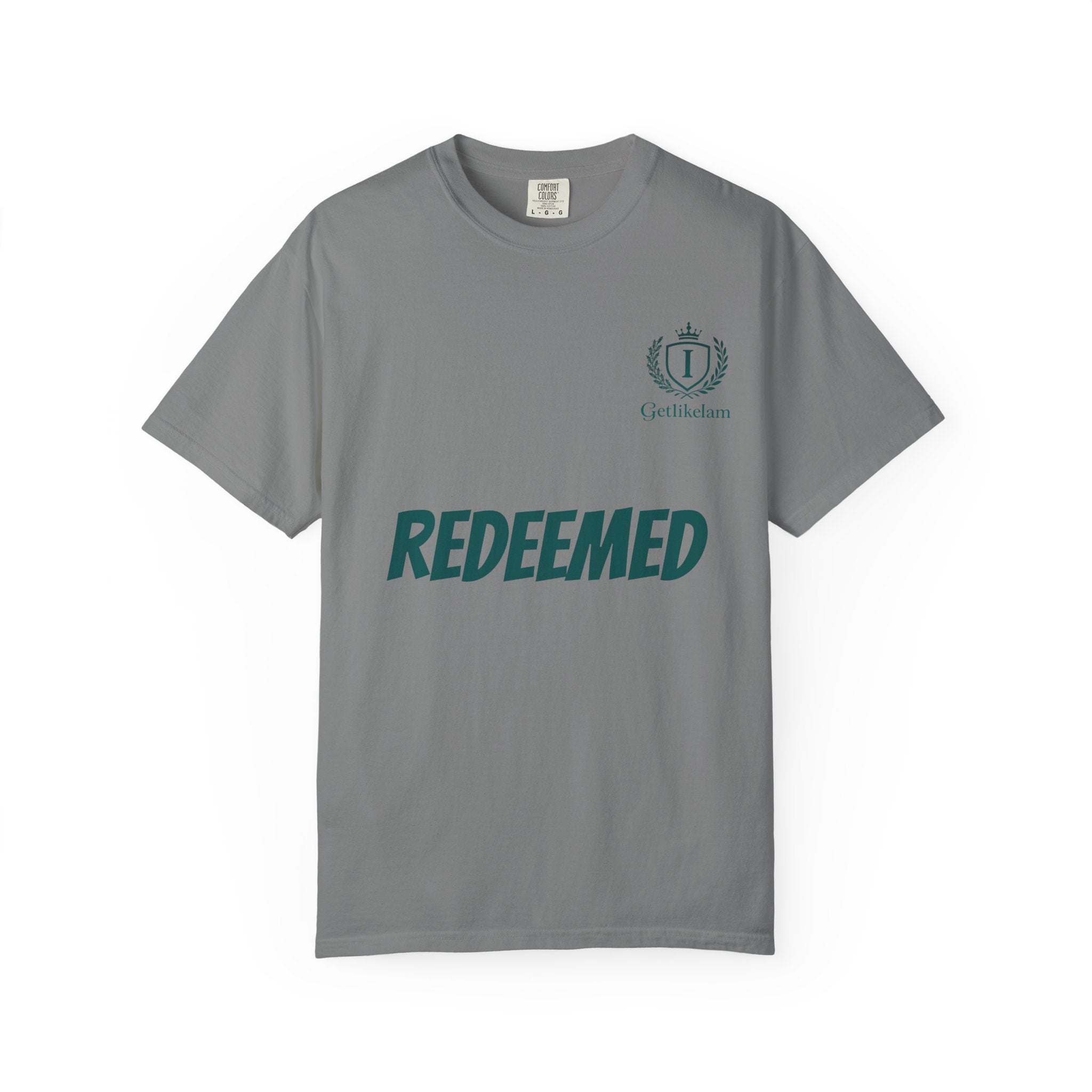 Redeemed Christian T-Shirt — Faith-Based "REDEEMED" Graphic Tee