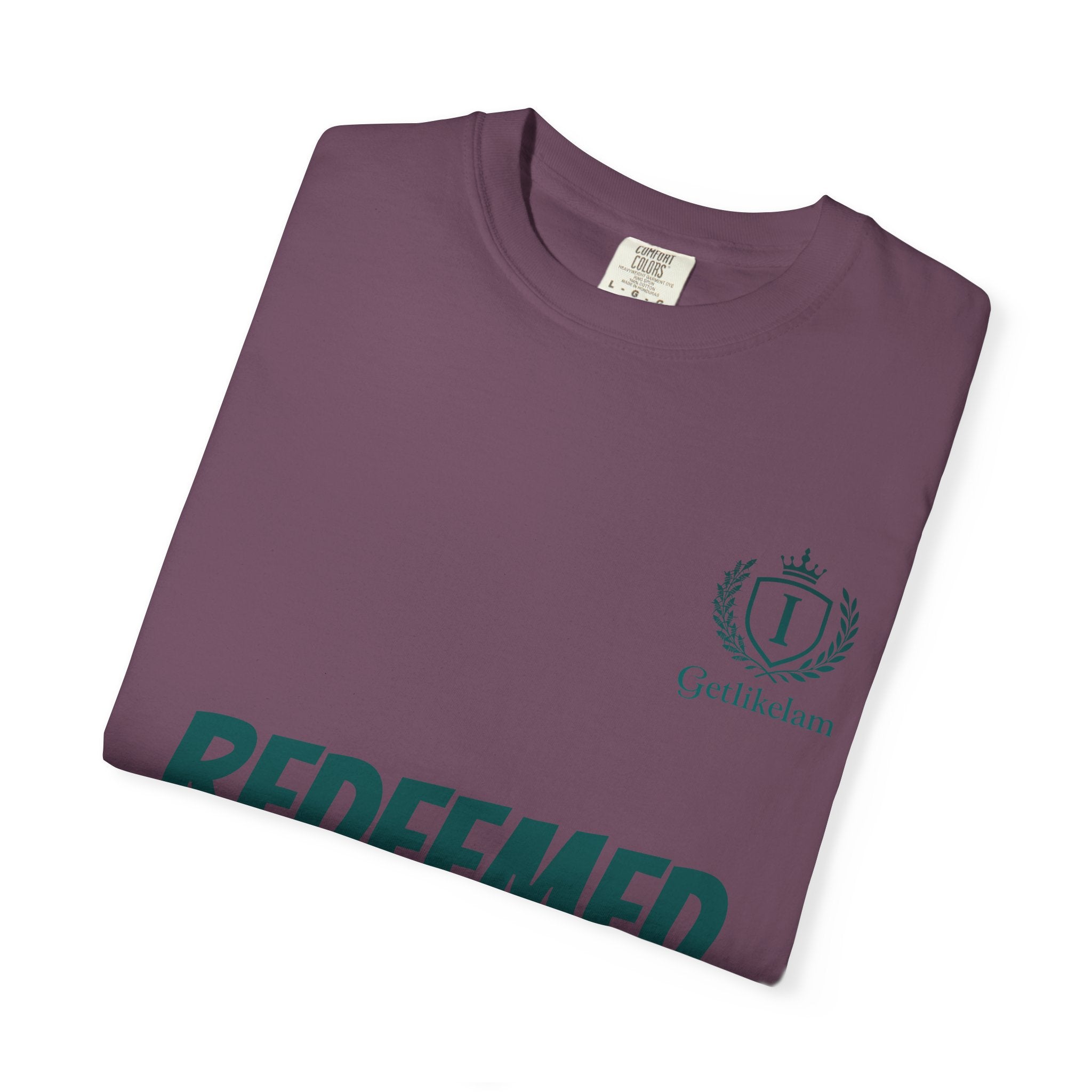 Redeemed Christian T-Shirt — Faith-Based "REDEEMED" Graphic Tee