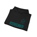 Redeemed Hoodie — Christian Faith Pullover with 'Redeemed' Script