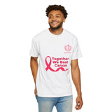 Together We Beat Cancer T-Shirt — Cancer Awareness Ribbon Tee