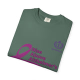Alzheimer’s Awareness T-Shirt – “Rise Above Alzheimer’s” Purple Ribbon Tee
