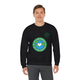 Friendship Earth Crewneck Sweatshirt — "Let's Be Friends" Graphic