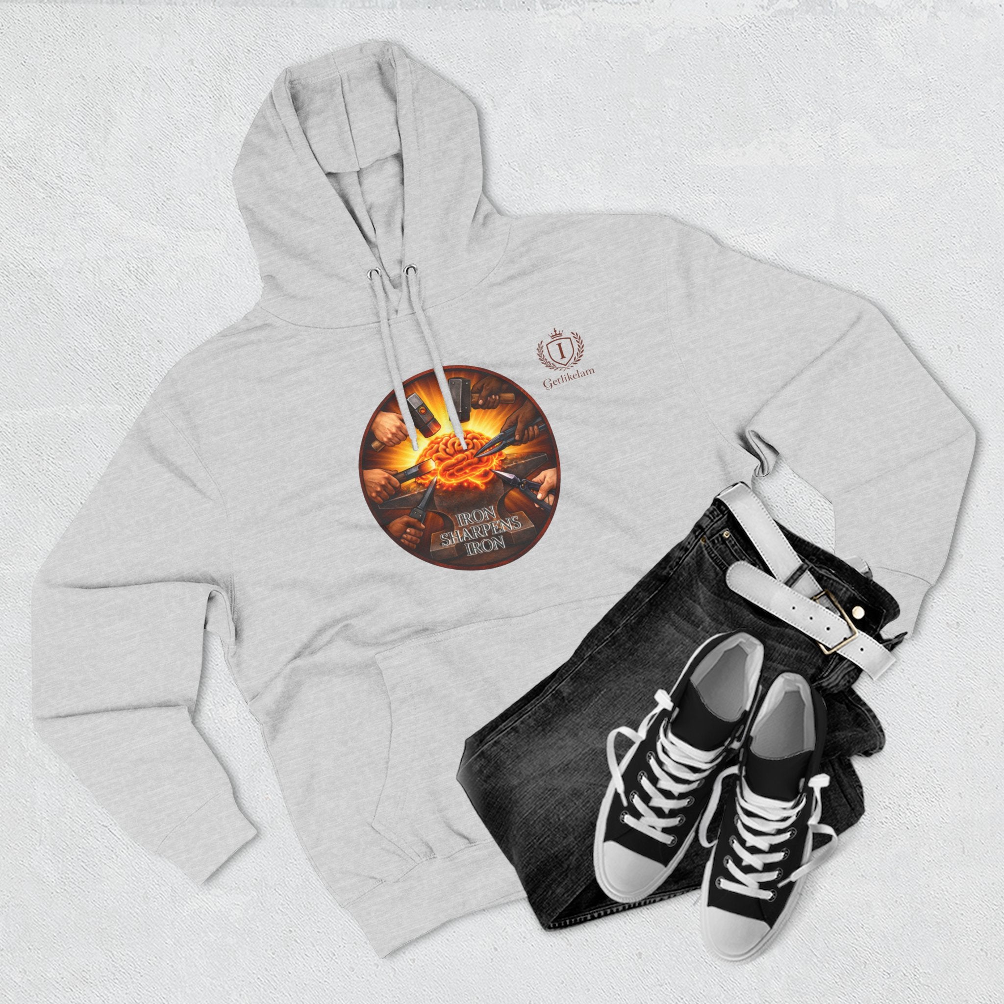 Iron Sharpens Iron - Fleece Hoodie