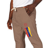 Colombian Flag Crown Sweatpants — Casual Fleece Joggers
