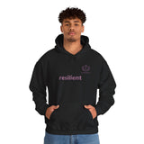 Hoodie — resilient Minimalist White Graphic Hoodie