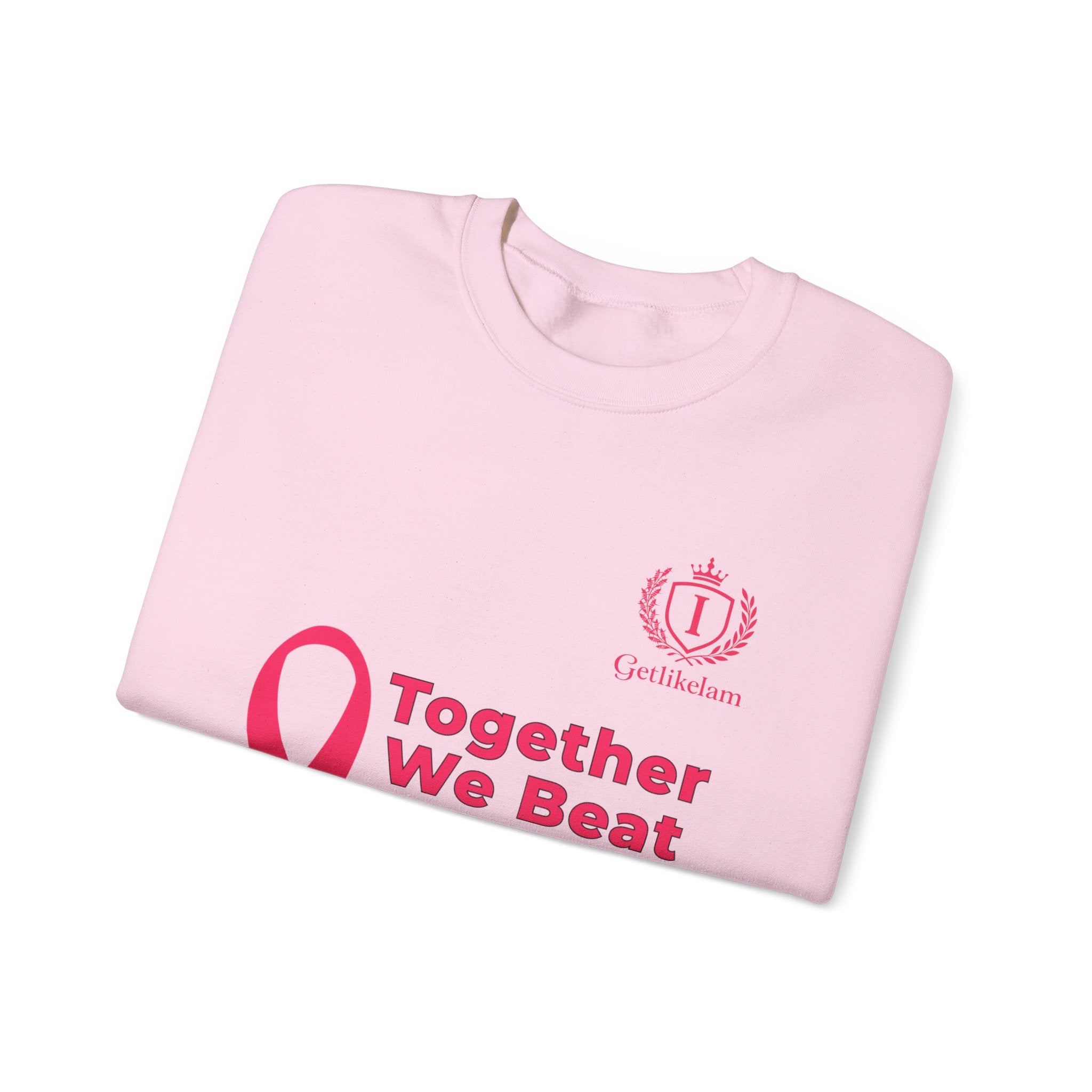 Cancer Awareness Crewneck - "Together We Beat Cancer" Sweatshirt
