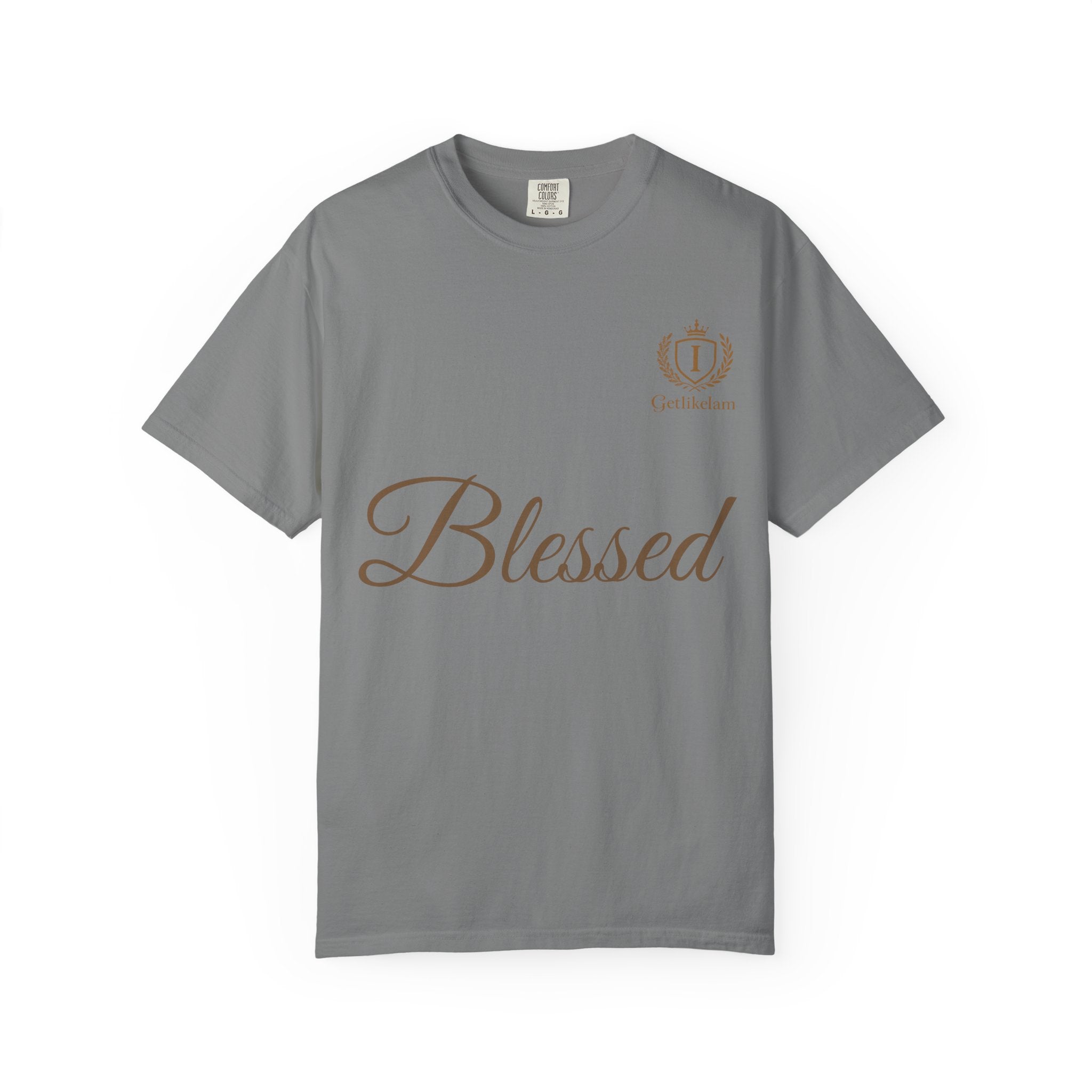 Blessed Script T-Shirt — Inspirational Faith Graphic Tee