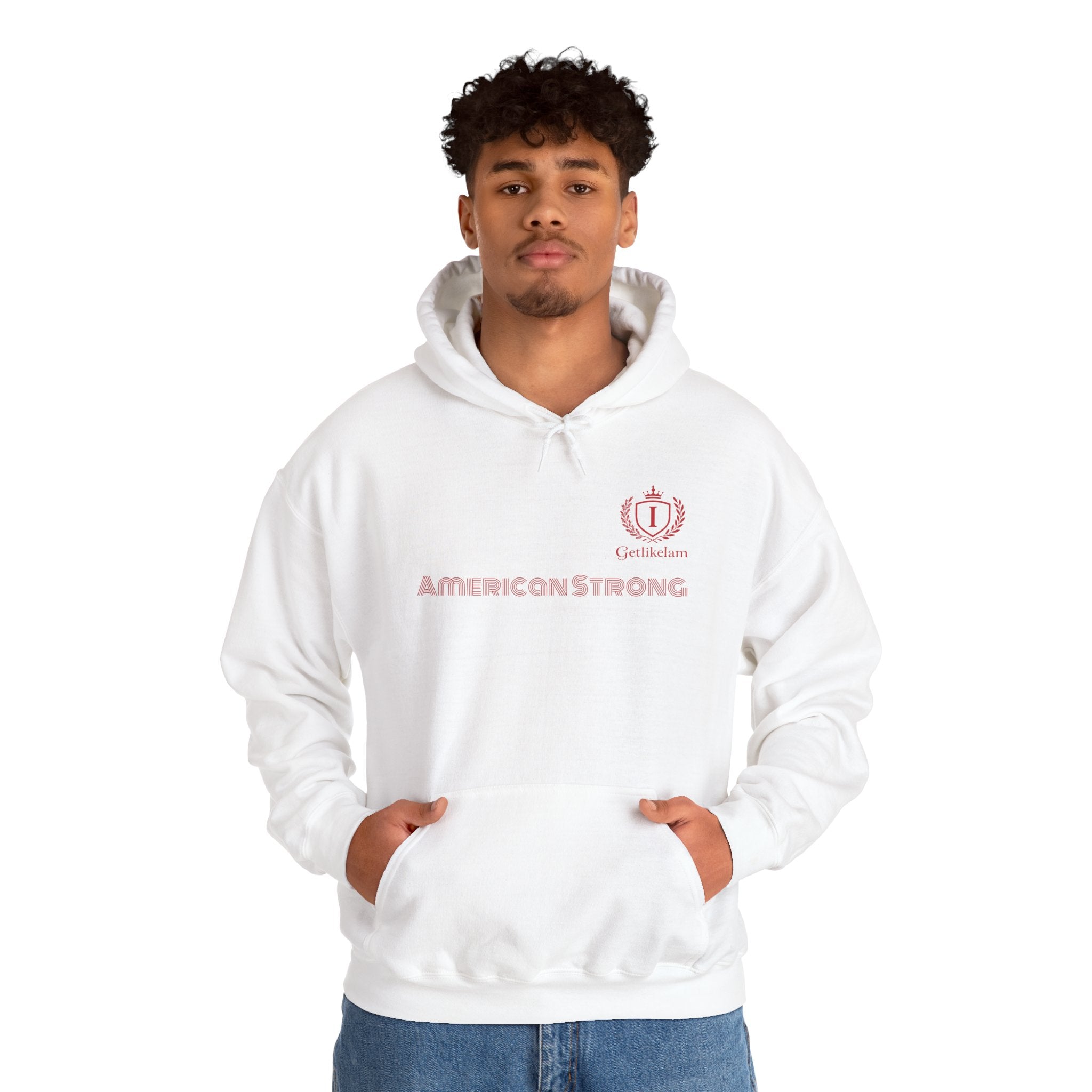 American Strong Hoodie – Patriotic USA Pullover