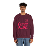 Cancer Awareness Crewneck - "Together We Beat Cancer" Sweatshirt