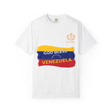 God Bless Venezuela T-Shirt — Venezuelan Flag Brushstroke Tee
