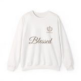 Blessed Crewneck Sweatshirt — Minimal Christian Faith Pullover