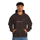 Hoodie — resilient Minimalist White Graphic Hoodie
