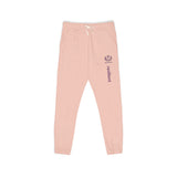 Ember Lotus Sweatpants — Garment-Dyed Fleece Joggers with ‘Namaste’ Vertical Print