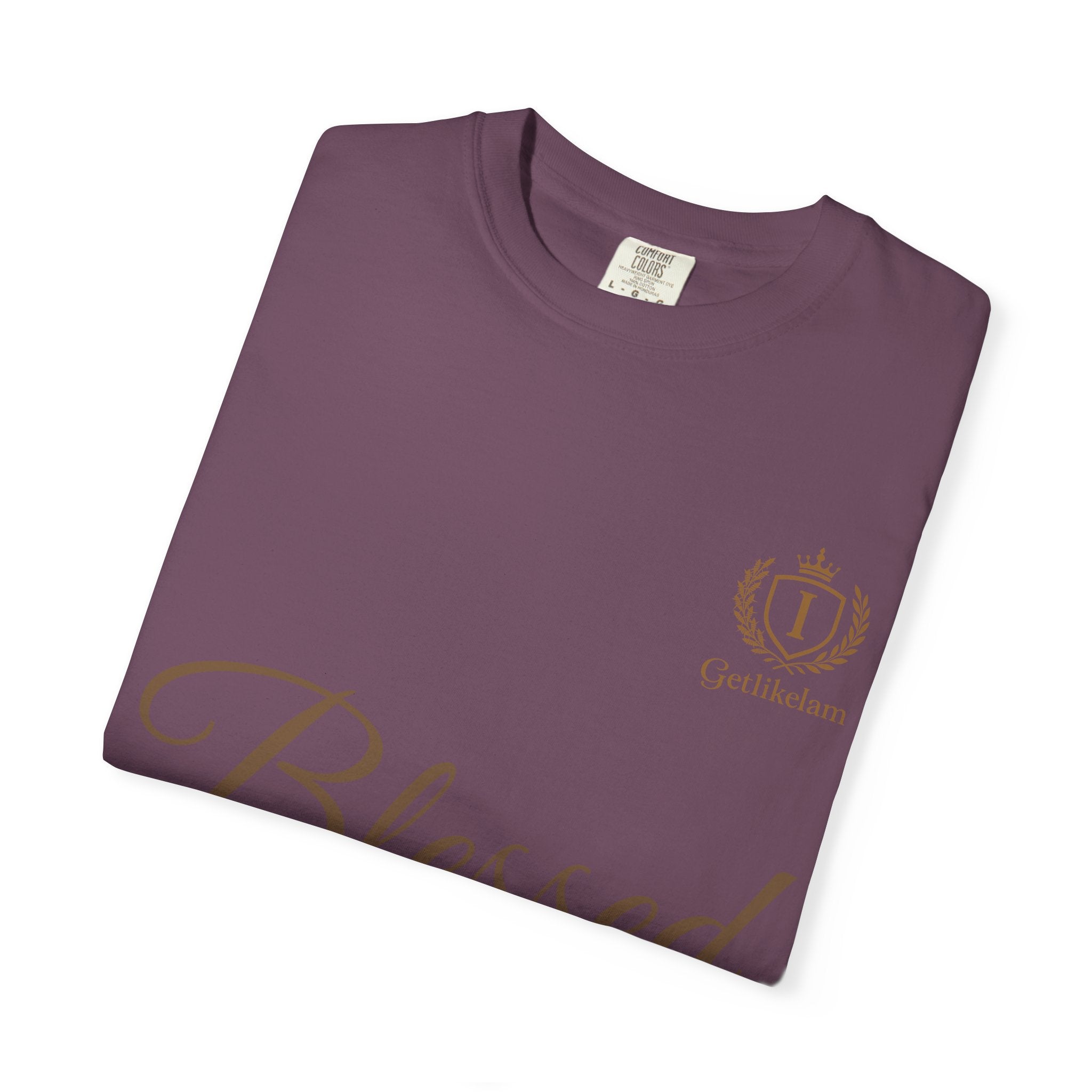 Blessed Script T-Shirt — Inspirational Faith Graphic Tee