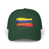 Dad Cap - God Bless Venezuela Embroidered Flag Baseball Hat