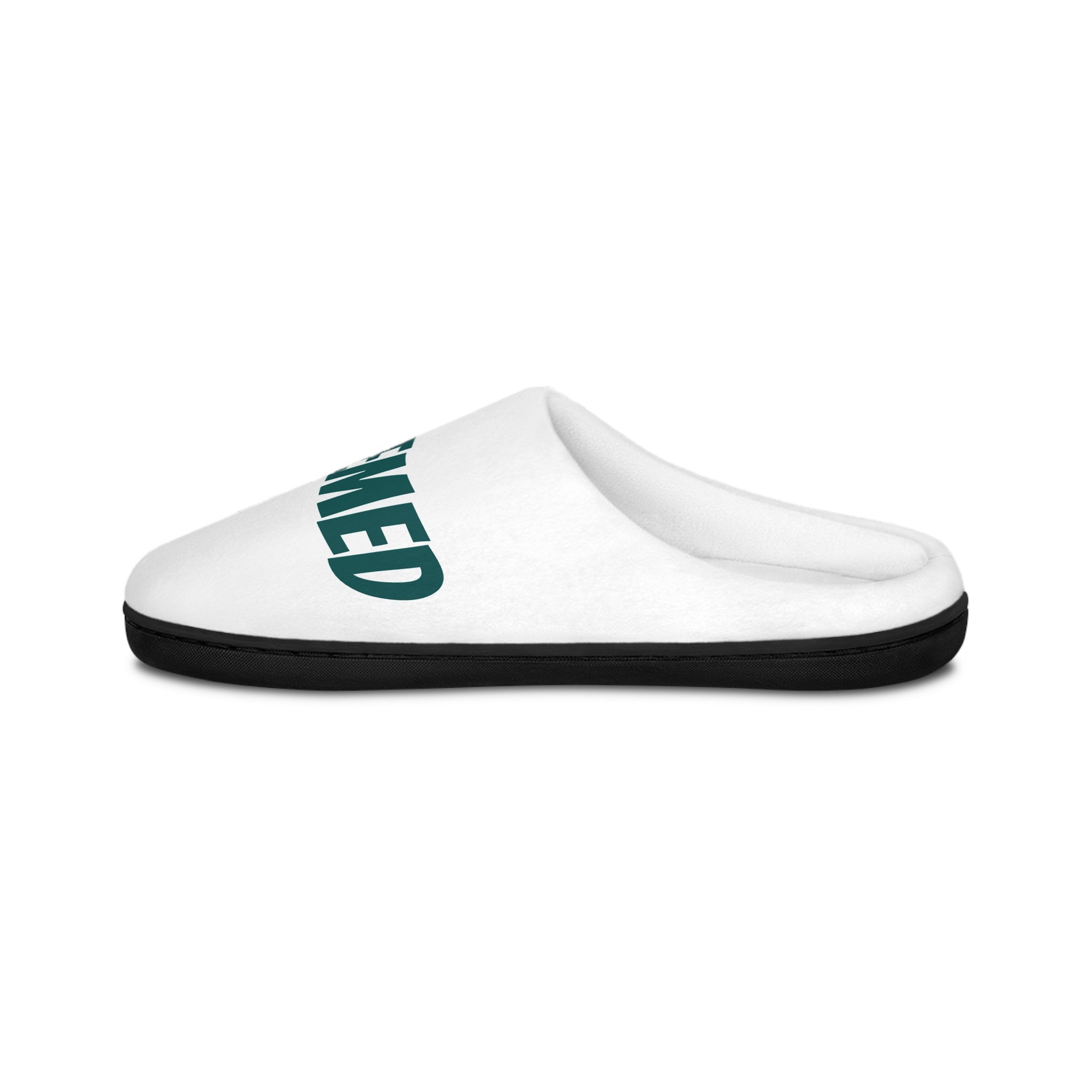 Men's 'REDEEMED' Indoor Slippers — Cozy Christian Faith House Shoes