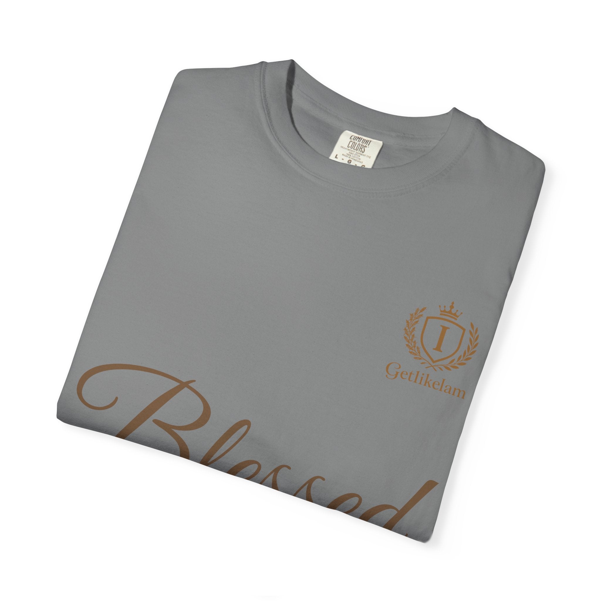 Blessed Script T-Shirt — Inspirational Faith Graphic Tee