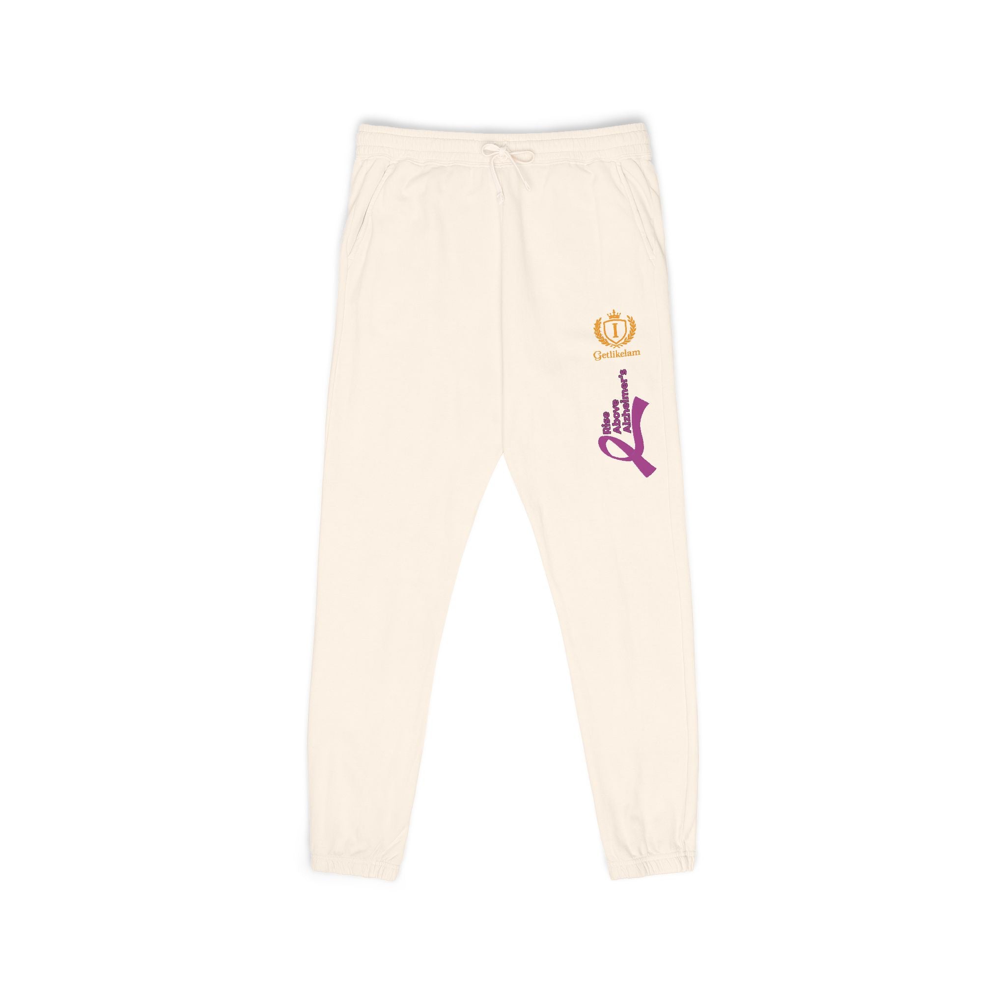 Unisex Garment-Dyed Fleece Sweatpants