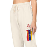 Colombian Flag Crown Sweatpants — Casual Fleece Joggers