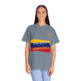 God Bless Venezuela T-Shirt — Venezuelan Flag Brushstroke Tee