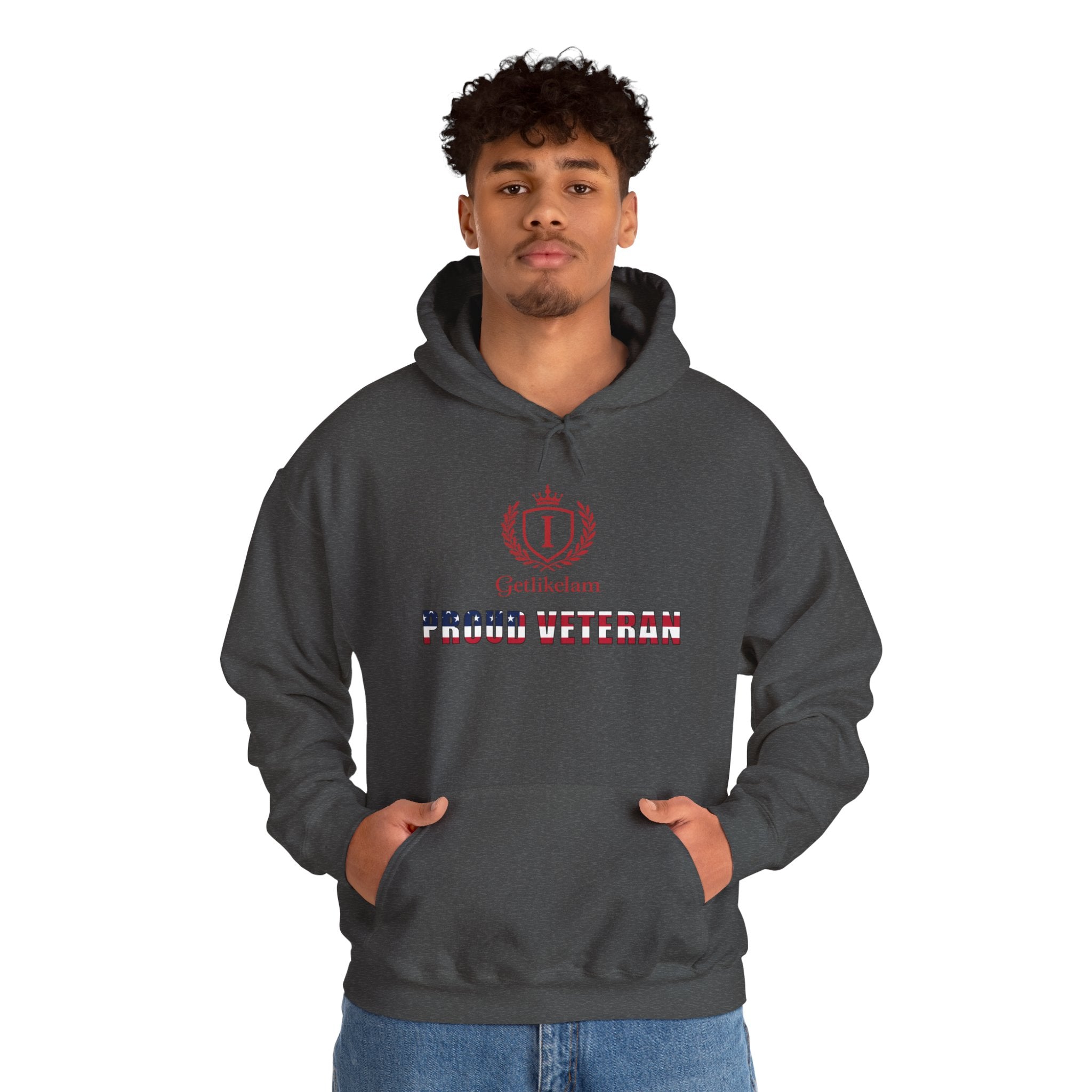 Unisex Hoodie – Patriotic Military Tribute Sweatshirt for Veterans & USA Pride