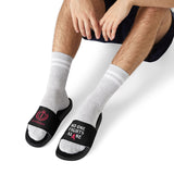 Men's Slide Sandals — 'No One Fights Alone' Cancer Support Removable-Strap Slides