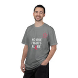 No One Fights Alone T-Shirt — Cancer Awareness Support Tee