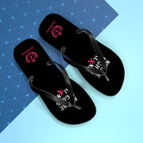 Flip Flops — No One Fights Alone Pink Ribbon Cancer Awareness Sandals