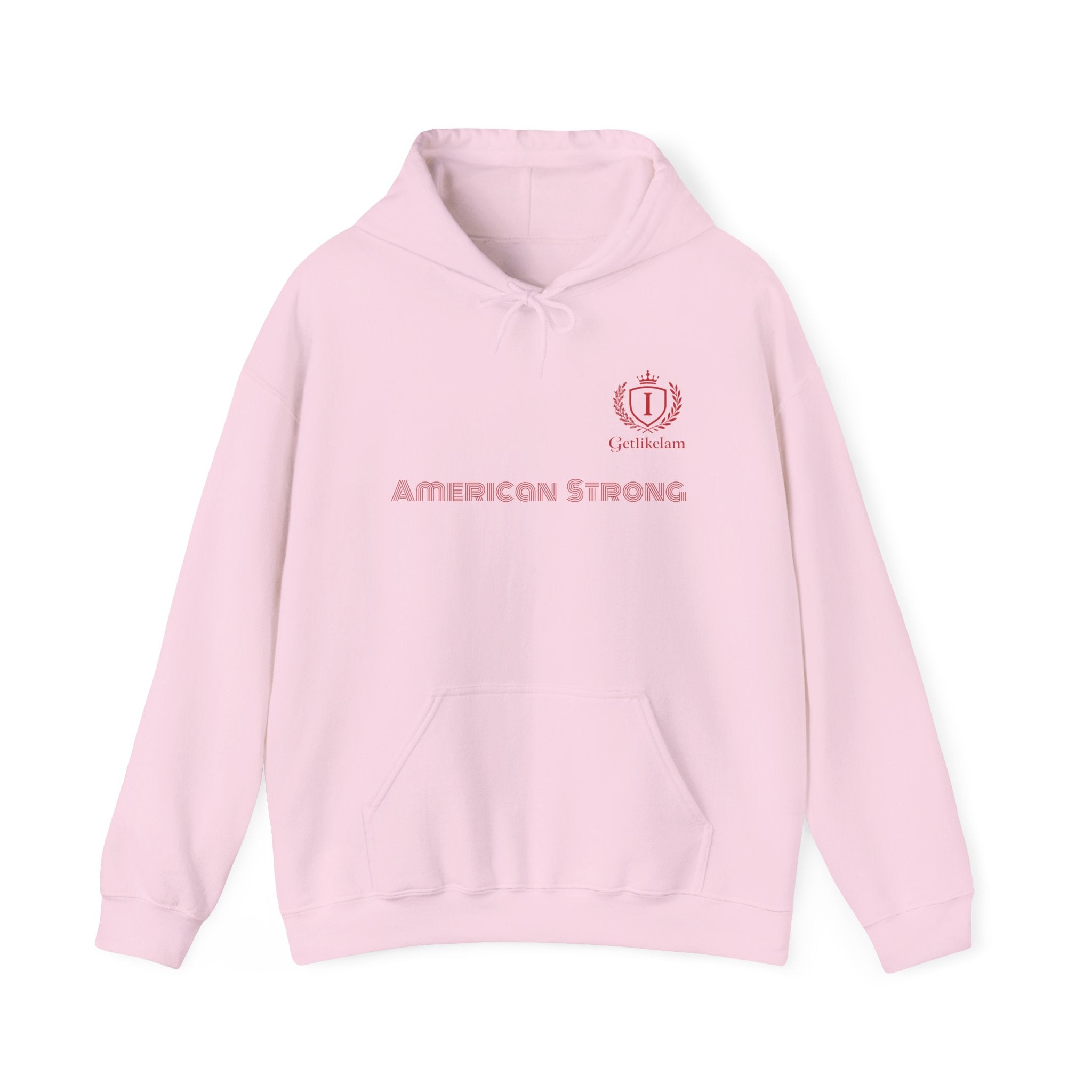 American Strong Hoodie – Patriotic USA Graphic Hooded Sweatshirt