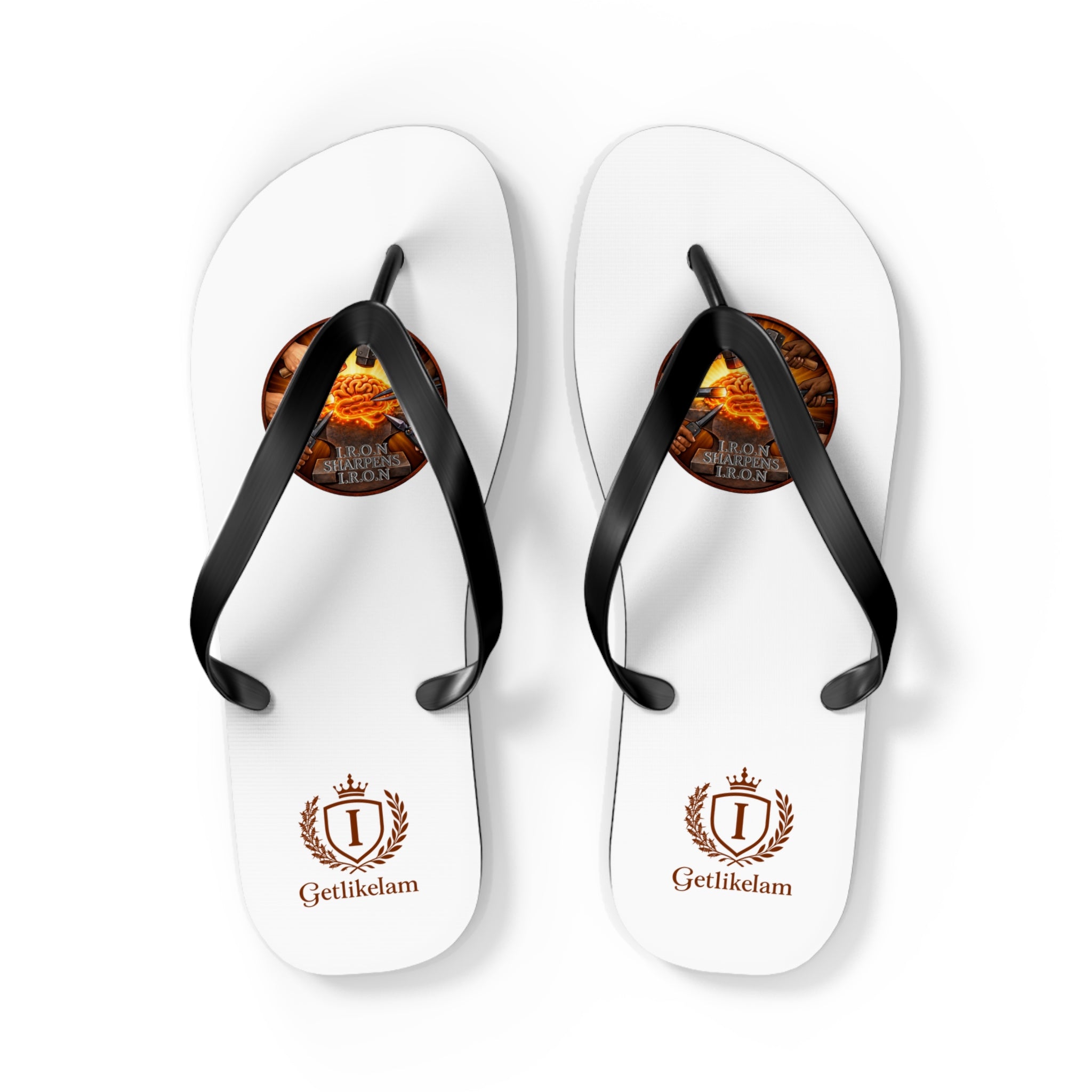 Iron Sharpens Iron - Women's Flip Flops