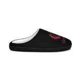 Men's Indoor Slippers — Soft Home Slides with 'NO ONE FIGHTS ALONE' Script