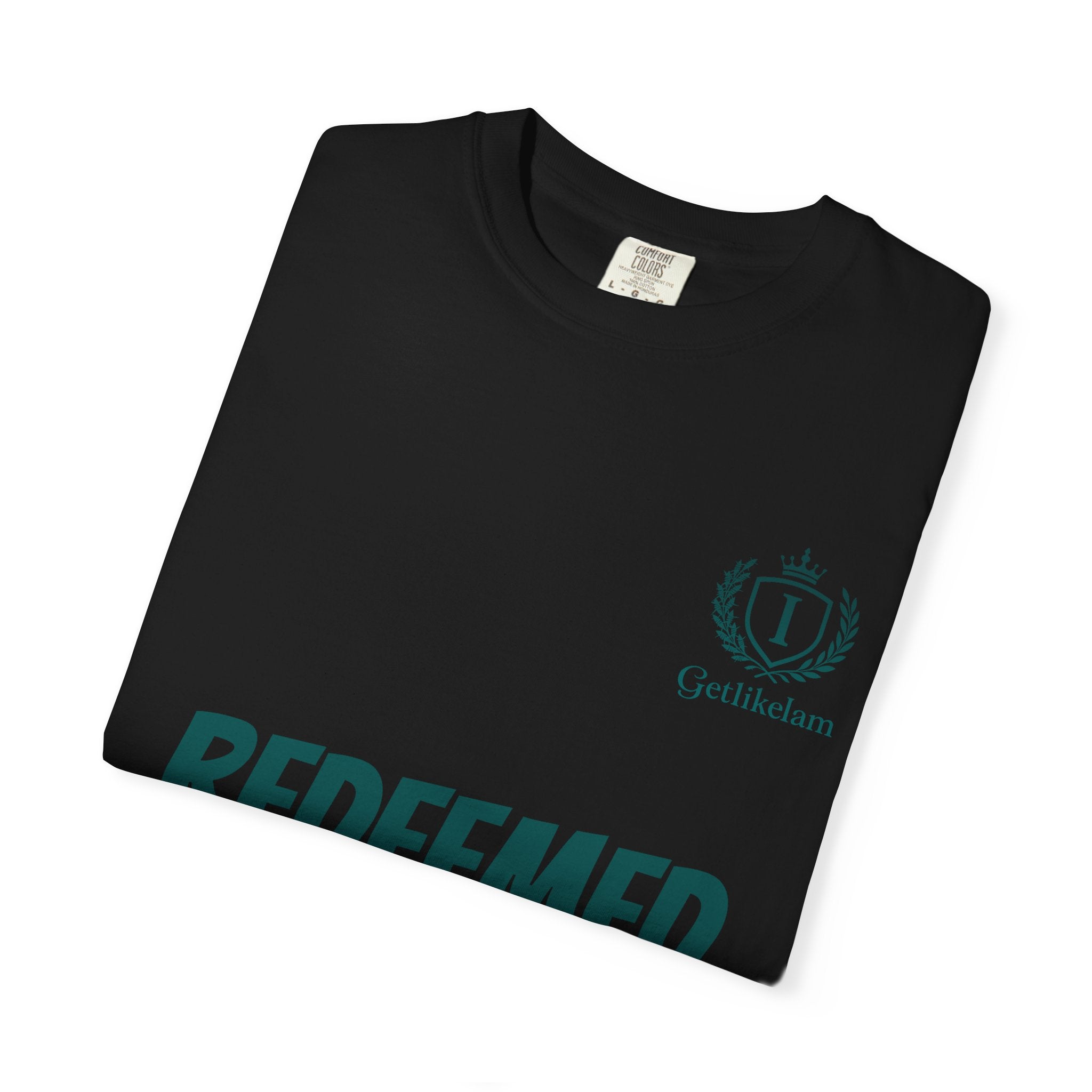 Redeemed Christian T-Shirt — Faith-Based "REDEEMED" Graphic Tee